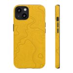 Yellow Topo Phone Case