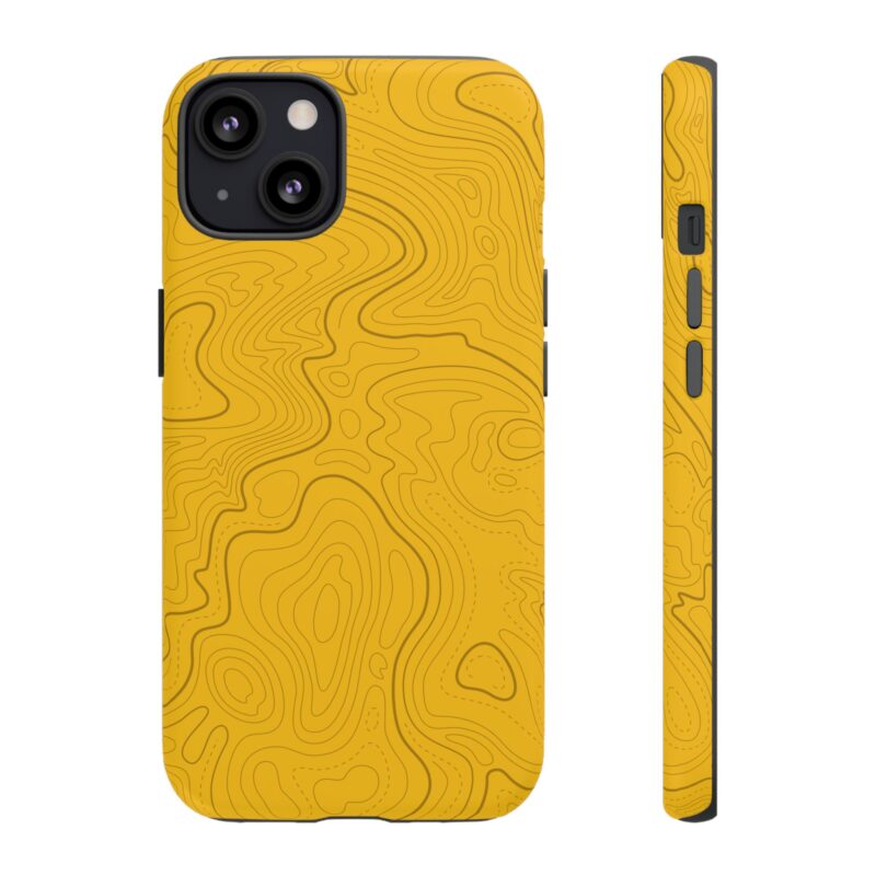 Yellow Topo Phone Case