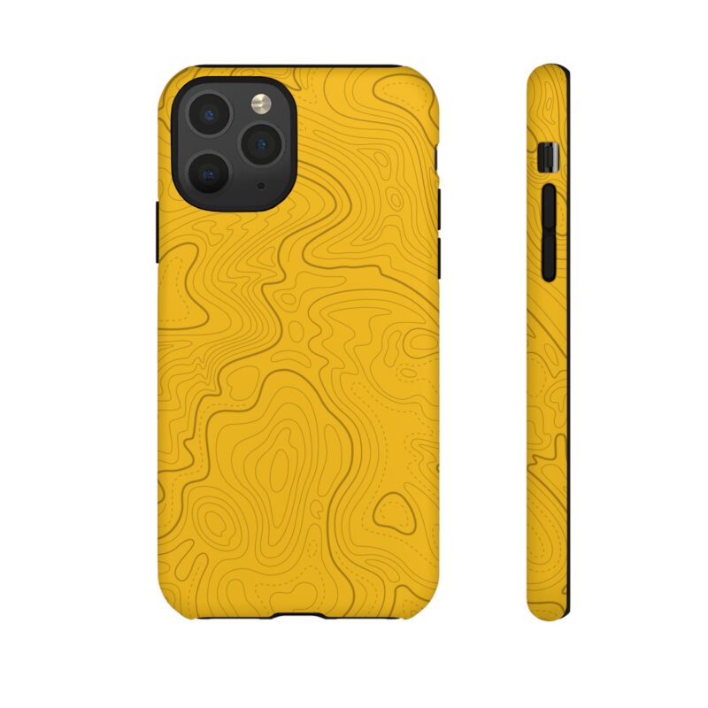Yellow Topo Phone Case