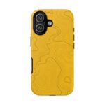 Yellow Topo Phone Case