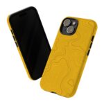 Yellow Topo Phone Case
