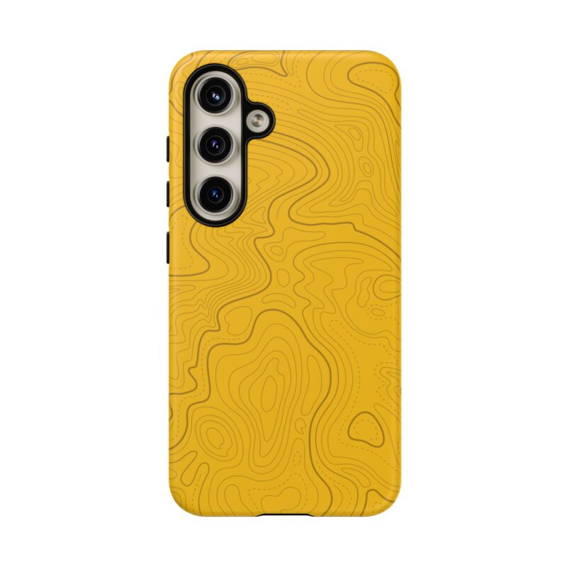 Yellow Topo Phone Case