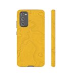 Yellow Topo Phone Case