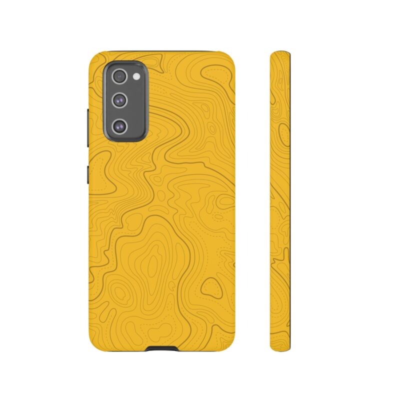 Yellow Topo Phone Case
