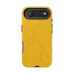 Yellow Topo Phone Case