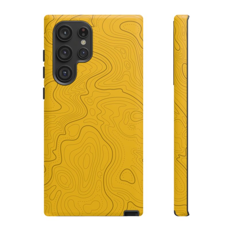 Yellow Topo Phone Case