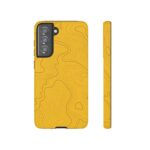 Yellow Topo Phone Case