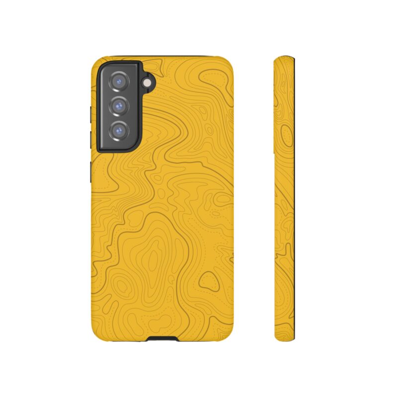 Yellow Topo Phone Case