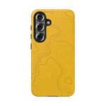 Yellow Topo Phone Case