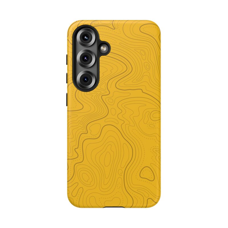 Yellow Topo Phone Case