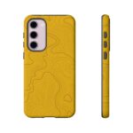 Yellow Topo Phone Case