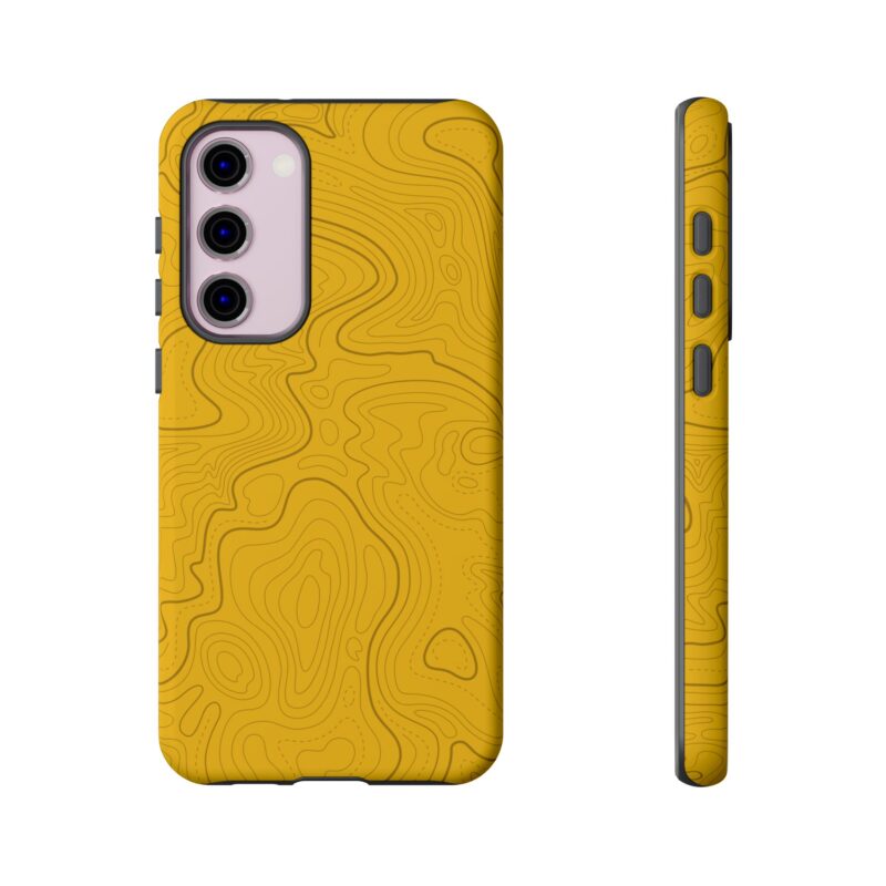 Yellow Topo Phone Case