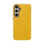 Yellow Topo Phone Case
