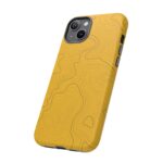 Yellow Topo Phone Case