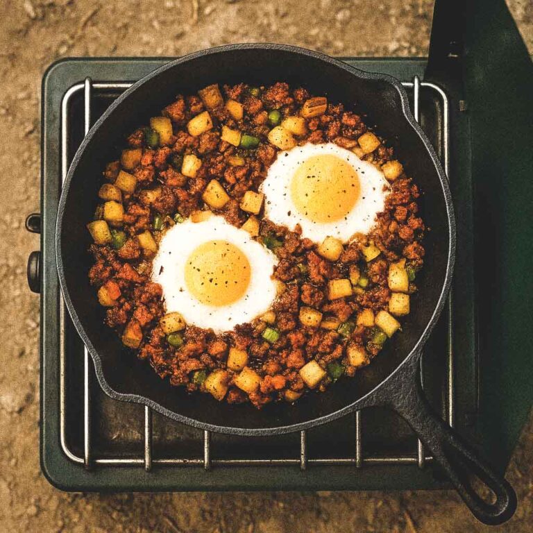 One-Pan Campfire Chorizo Hash Recipe