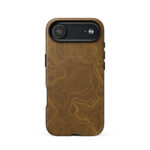 Brown Firebrush Topo Magsafe Phone Case