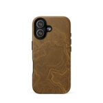 Brown Firebrush Topo Magsafe Phone Case