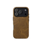 Brown Firebrush Topo Magsafe Phone Case