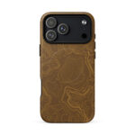 Brown Firebrush Topo Magsafe Phone Case