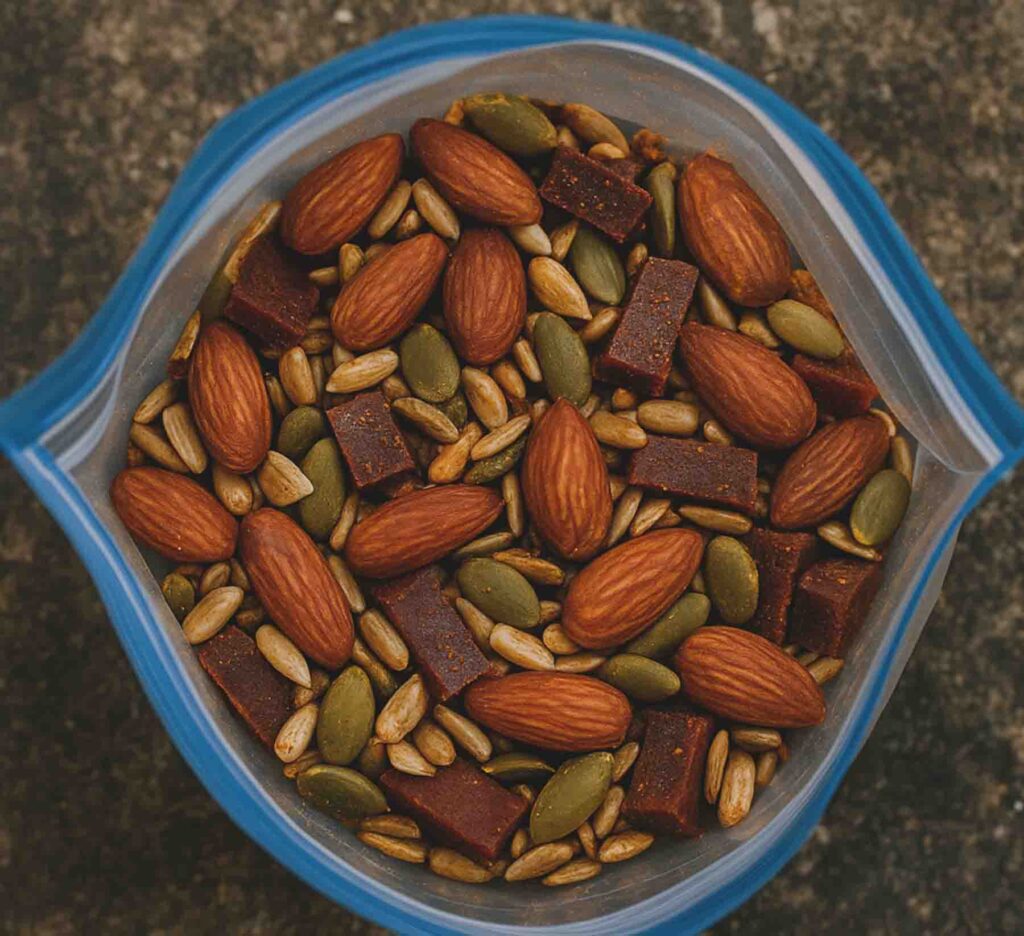 Savory Trail Mix Jerky Bites Recipe