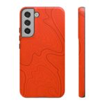 Hunter Orange Topo Phone Case