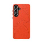 Hunter Orange Topo Phone Case