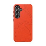 Hunter Orange Topo Phone Case