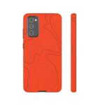Hunter Orange Topo Phone Case