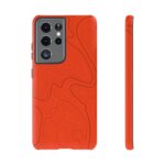 Hunter Orange Topo Phone Case
