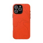 Hunter Orange Topo Phone Case