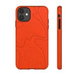 Hunter Orange Topo Phone Case