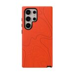 Hunter Orange Topo Phone Case