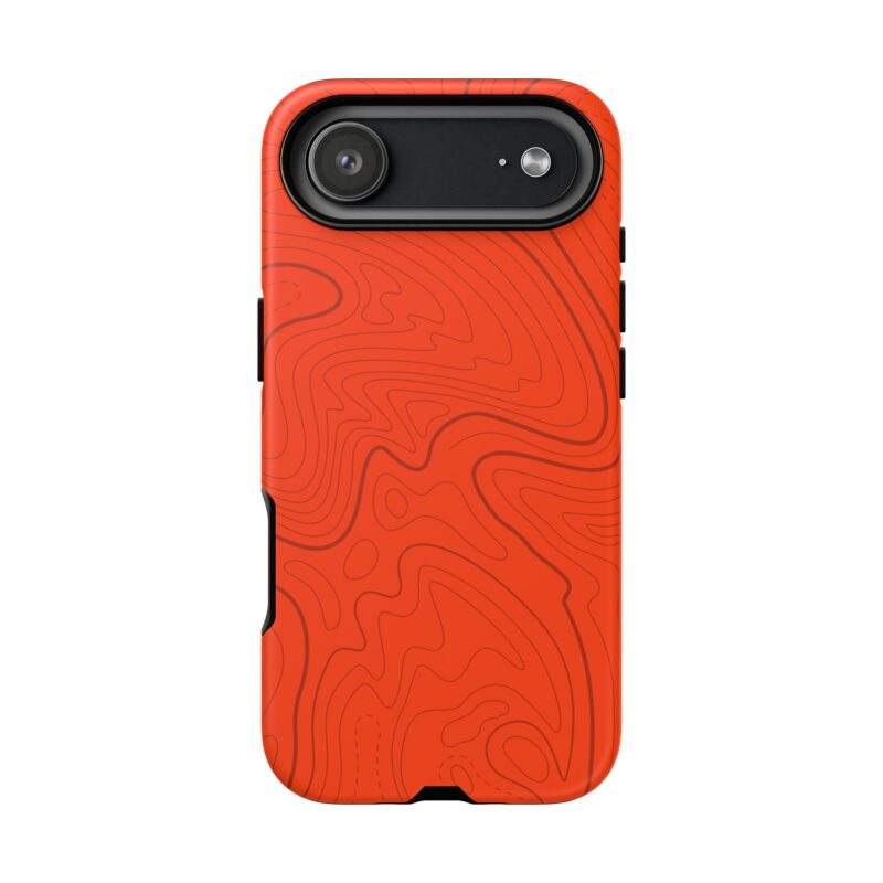 Hunter Orange Topo Phone Case
