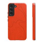 Hunter Orange Topo Phone Case