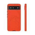 Hunter Orange Topo Phone Case