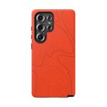 Hunter Orange Topo Phone Case