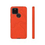 Hunter Orange Topo Phone Case