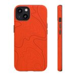 Hunter Orange Topo Phone Case
