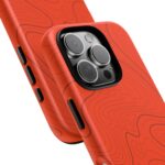 Hunter Orange Topo Phone Case