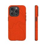Hunter Orange Topo Phone Case