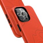 Hunter Orange Topo Phone Case