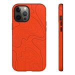 Hunter Orange Topo Phone Case