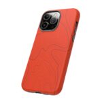 Hunter Orange Topo Phone Case