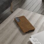 Brown Firebrush Topo Phone Case