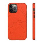 Hunter Orange Topo Phone Case