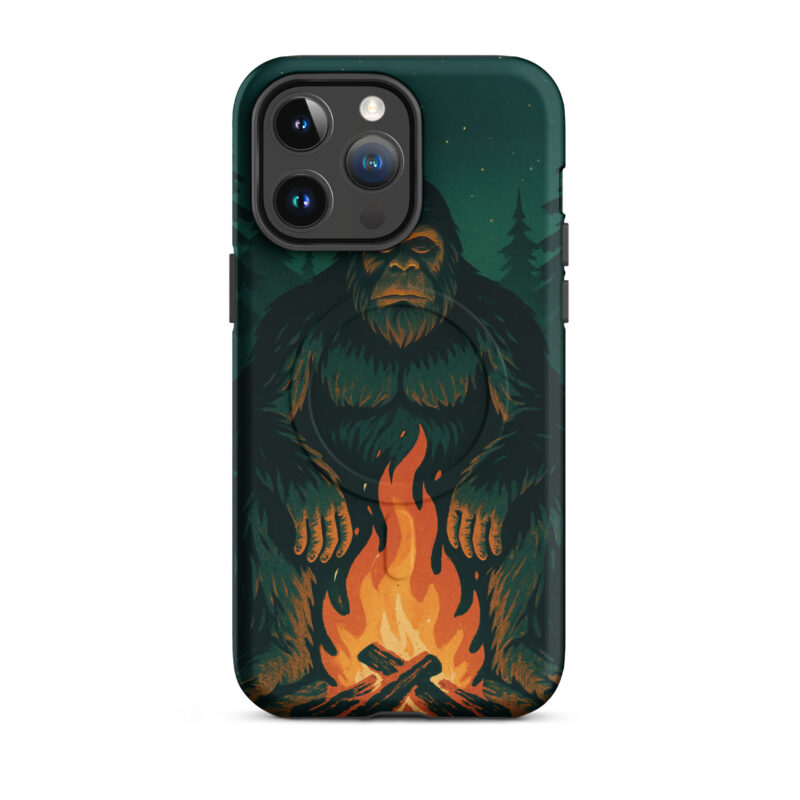 Bigfoot Campfire Magsafe Phone Case