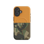 Half And Half Cosmic Orange Camo Magsafe Phone Case
