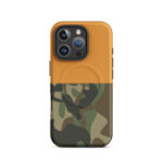 Half And Half Cosmic Orange Camo Magsafe Phone Case