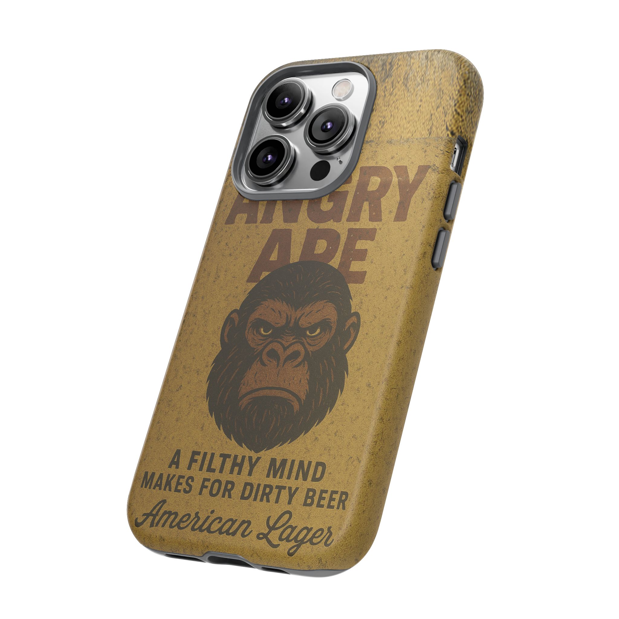 Angry Ape Lager Phone Case - Gorilla Dirt Angry Ape Lager Phone Case - Image 2