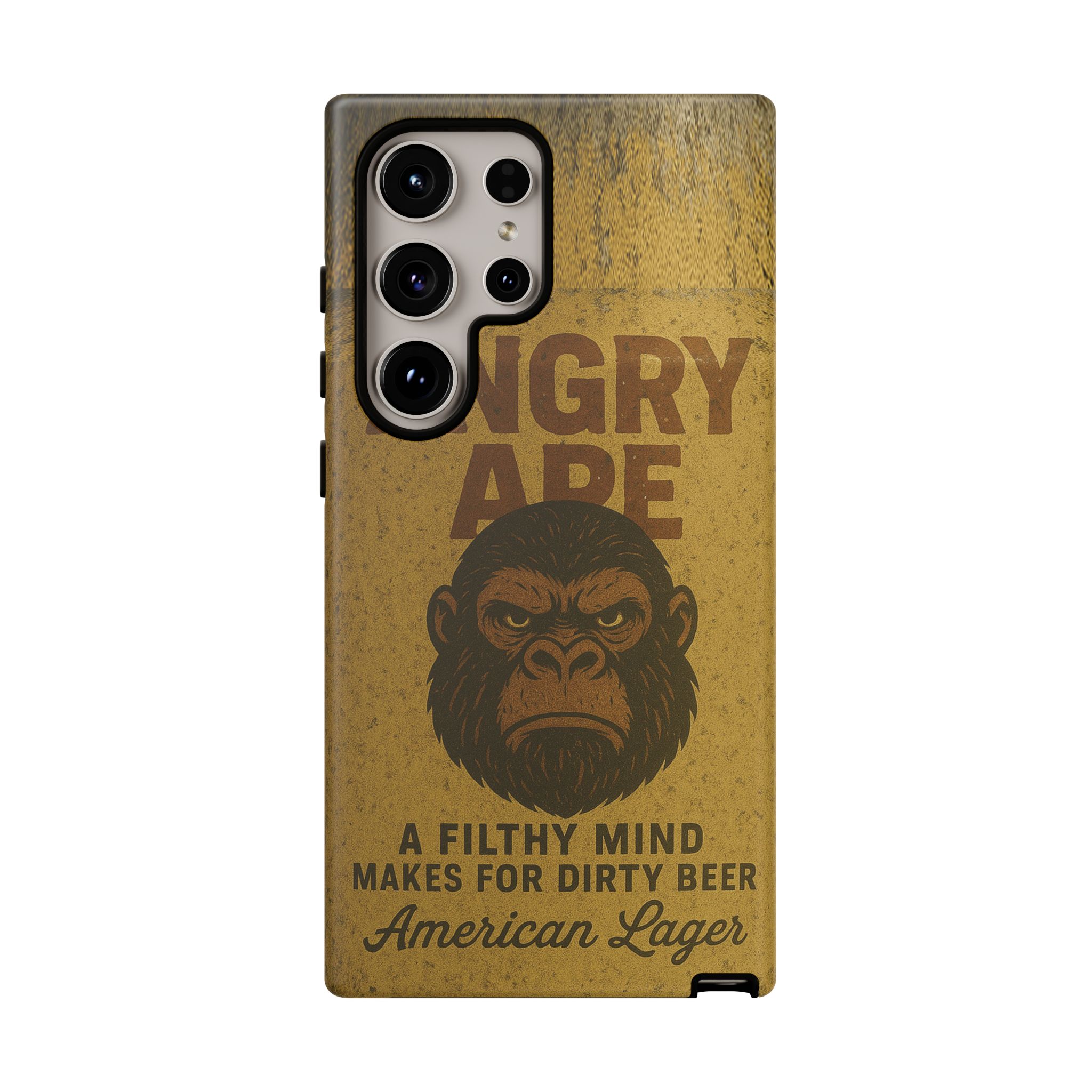 Angry Ape Lager Phone Case - Gorilla Dirt Angry Ape Lager Phone Case - Image 44